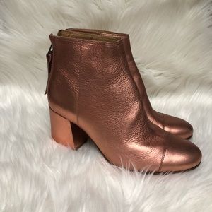 Madewell The Jillian Boot in Metallic